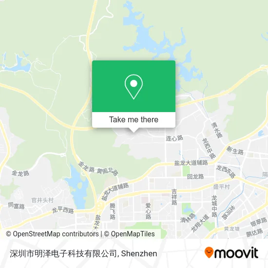 深圳市明泽电子科技有限公司 map