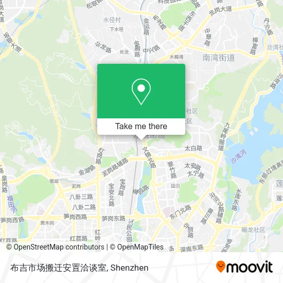布吉市场搬迁安置洽谈室 map