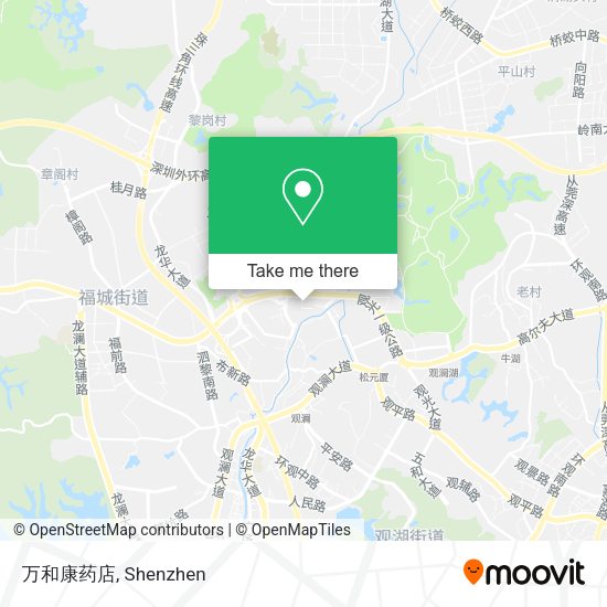 万和康药店 map