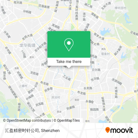 汇盈精密时针公司 map