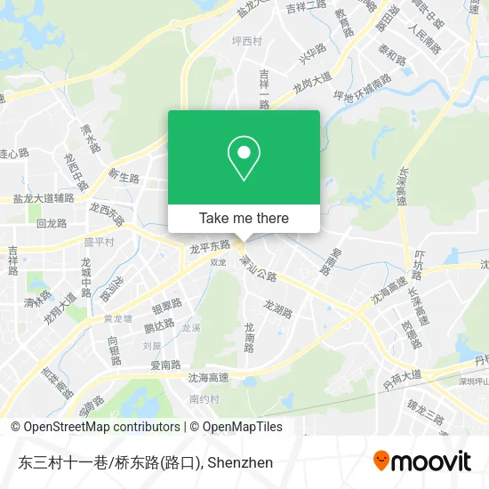 东三村十一巷/桥东路(路口) map