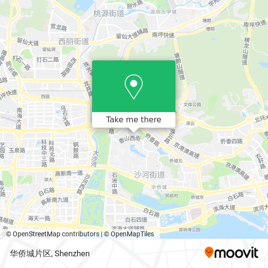 华侨城片区 map