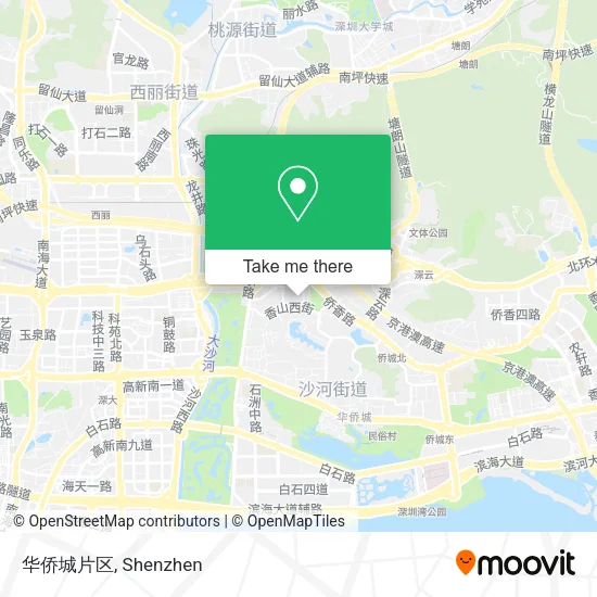 华侨城片区 map
