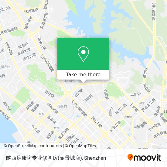 陕西足康坊专业修脚房(丽景城店) map