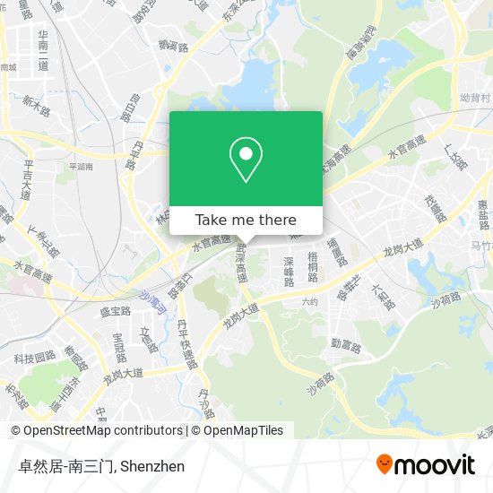 卓然居-南三门 map