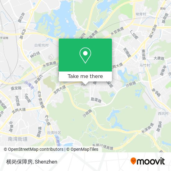 横岗保障房 map