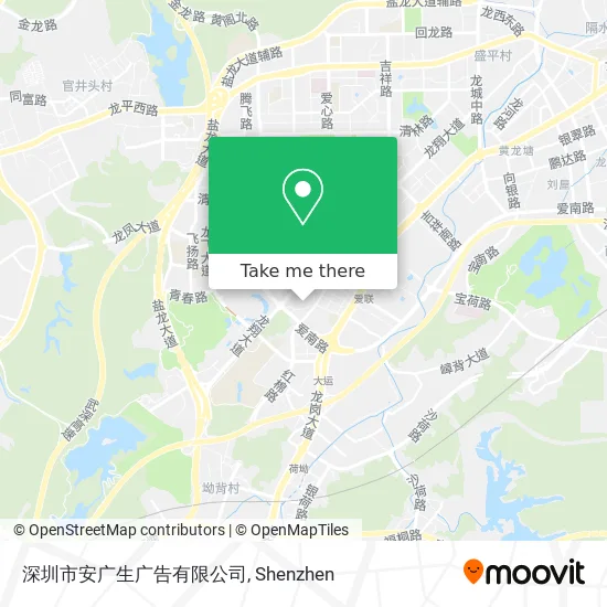 深圳市安广生广告有限公司 map