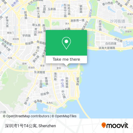 深圳湾1号T4公寓 map