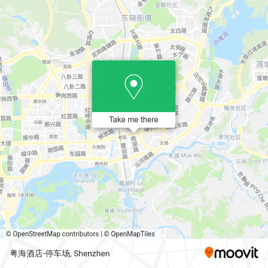 粤海酒店-停车场 map