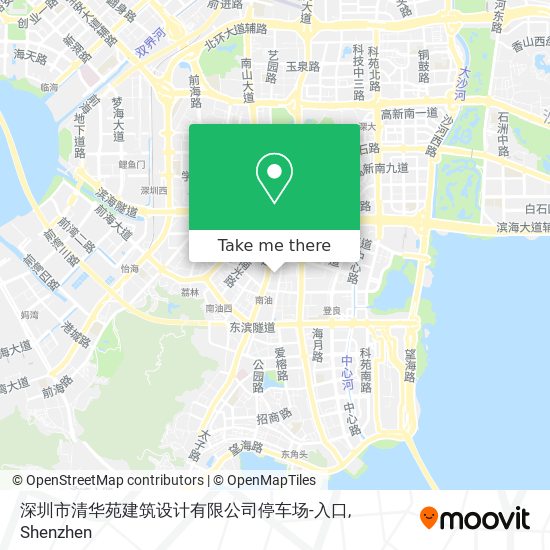 深圳市清华苑建筑设计有限公司停车场-入口 map