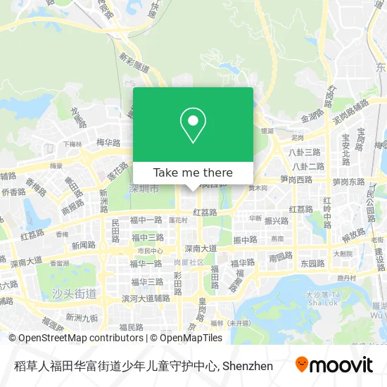 稻草人福田华富街道少年儿童守护中心 map