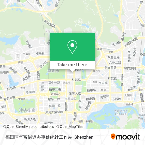 福田区华富街道办事处统计工作站 map
