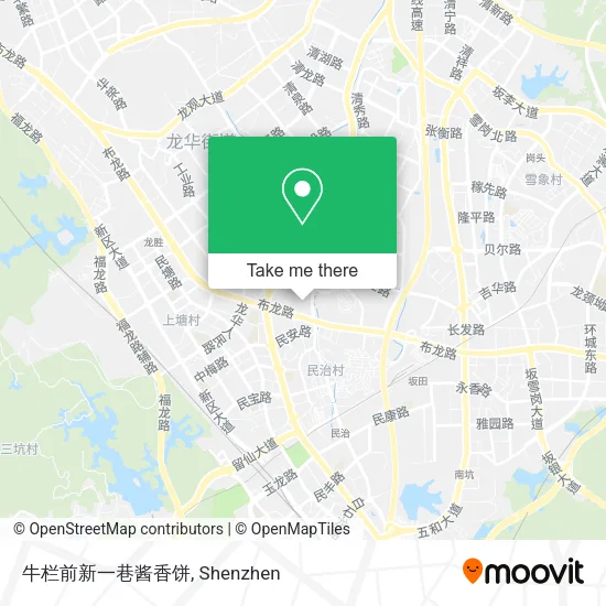 牛栏前新一巷酱香饼 map