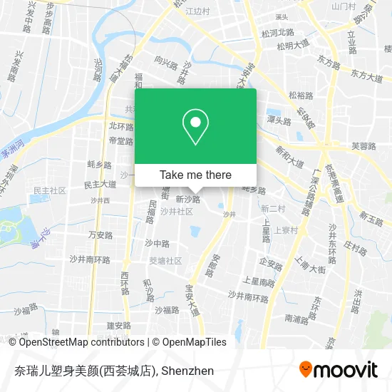奈瑞儿塑身美颜(西荟城店) map