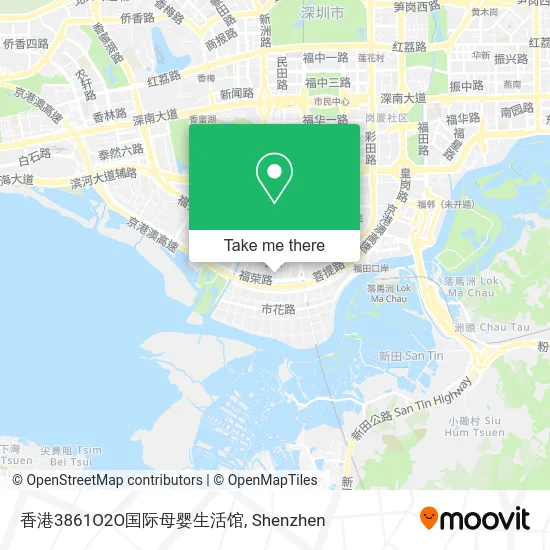 香港3861O2O国际母婴生活馆 map