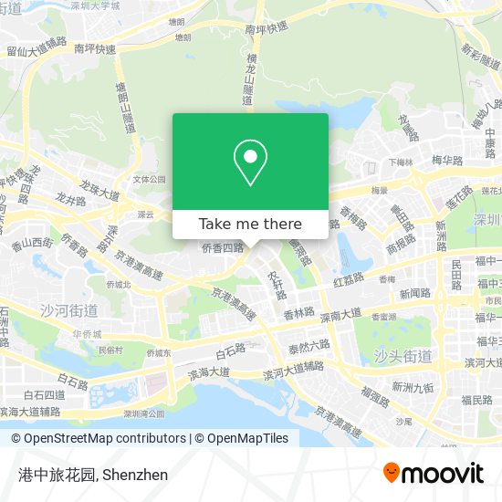 港中旅花园 map