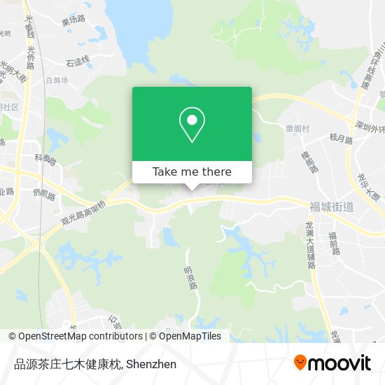 品源茶庄七木健康枕 map