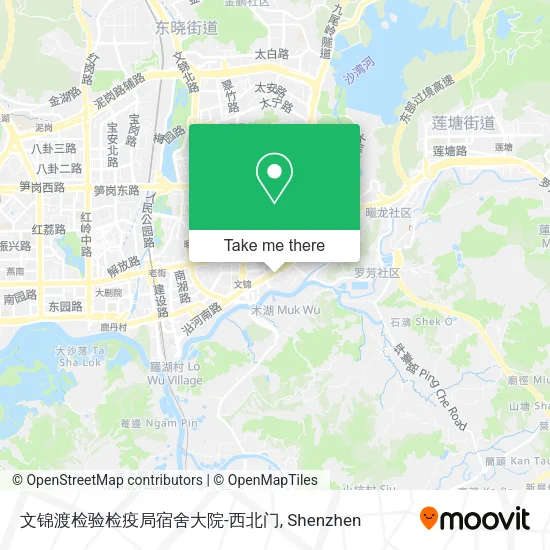 文锦渡检验检疫局宿舍大院-西北门 map