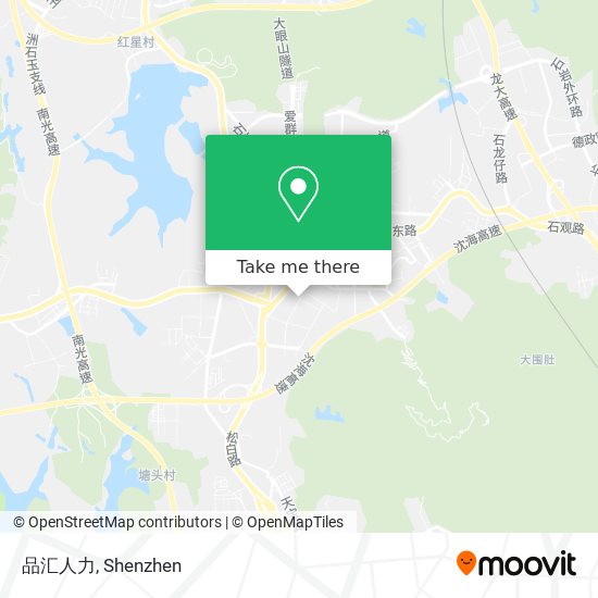 品汇人力 map