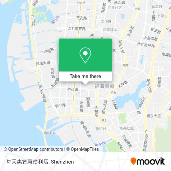 每天惠智慧便利店 map