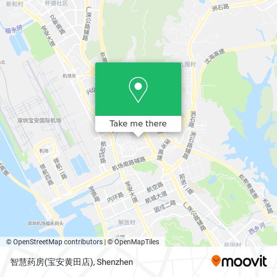 智慧药房(宝安黄田店) map