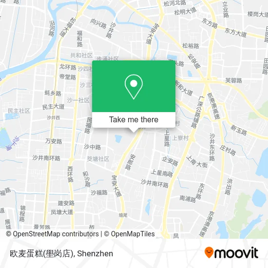 欧麦蛋糕(壆岗店) map
