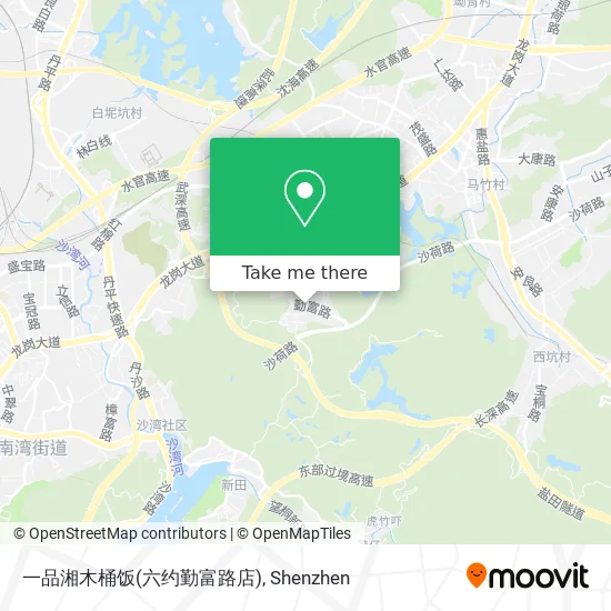 一品湘木桶饭(六约勤富路店) map
