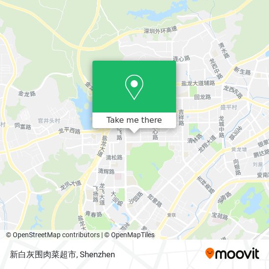 新白灰围肉菜超市 map