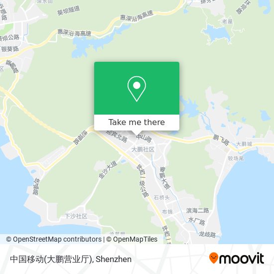 中国移动(大鹏营业厅) map