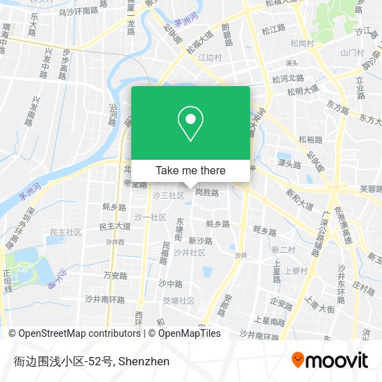 衙边围浅小区-52号 map