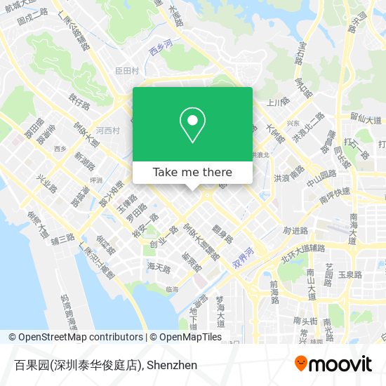 百果园(深圳泰华俊庭店) map