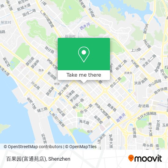 百果园(富通苑店) map