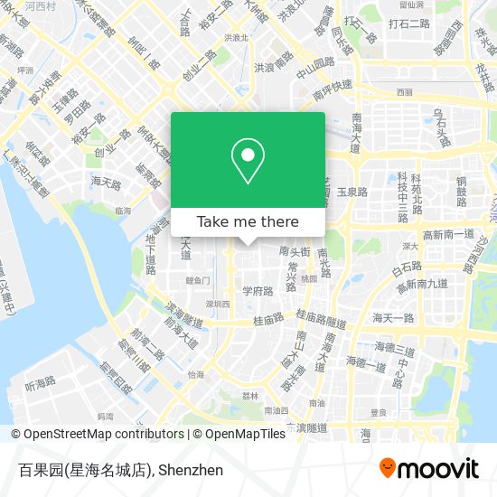 百果园(星海名城店) map