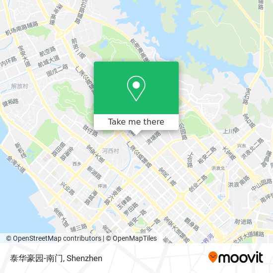 泰华豪园-南门 map