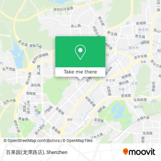 百果园(龙潭路店) map