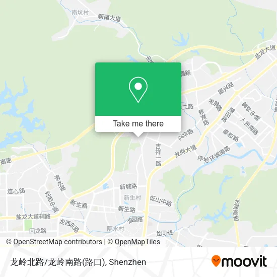 龙岭北路/龙岭南路(路口) map