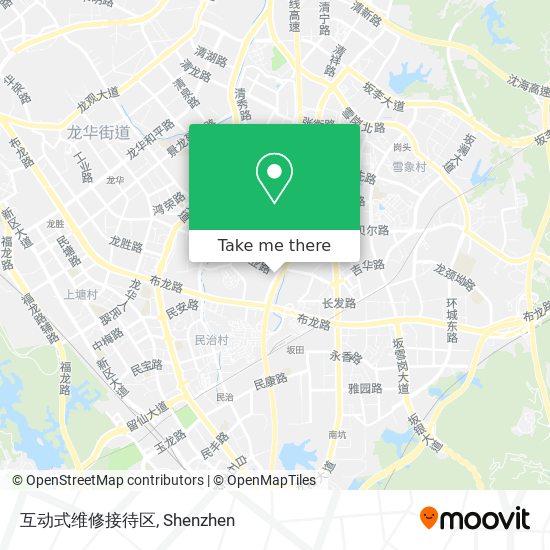 互动式维修接待区 map