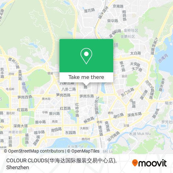 COLOUR CLOUDS(华海达国际服装交易中心店) map