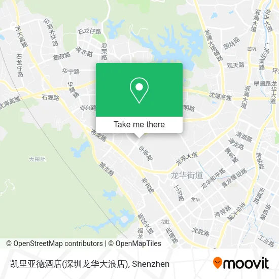 凯里亚德酒店(深圳龙华大浪店) map