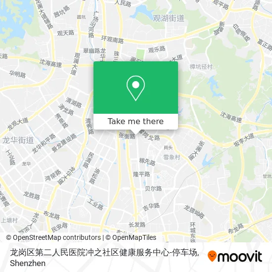 龙岗区第二人民医院冲之社区健康服务中心-停车场 map