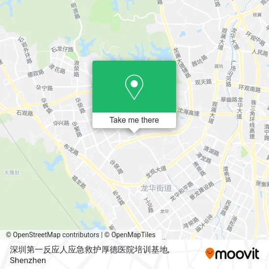 深圳第一反应人应急救护厚德医院培训基地 map