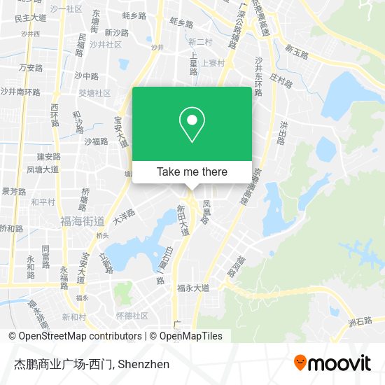 杰鹏商业广场-西门 map