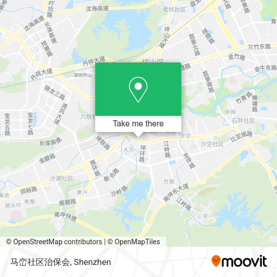马峦社区治保会 map