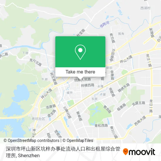 深圳市坪山新区坑梓办事处流动人口和出租屋综合管理所 map
