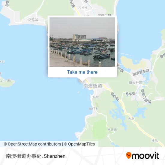 南澳街道办事处 map