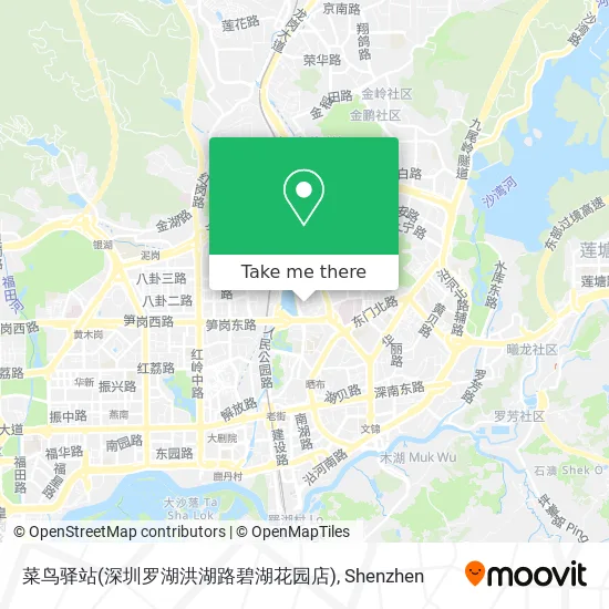 菜鸟驿站(深圳罗湖洪湖路碧湖花园店) map