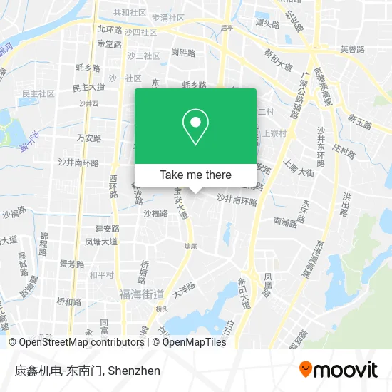 康鑫机电-东南门 map