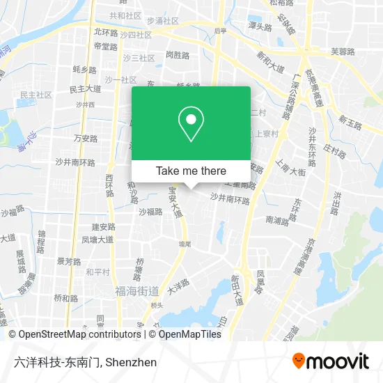 六洋科技-东南门 map