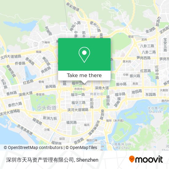 深圳市天马资产管理有限公司 map