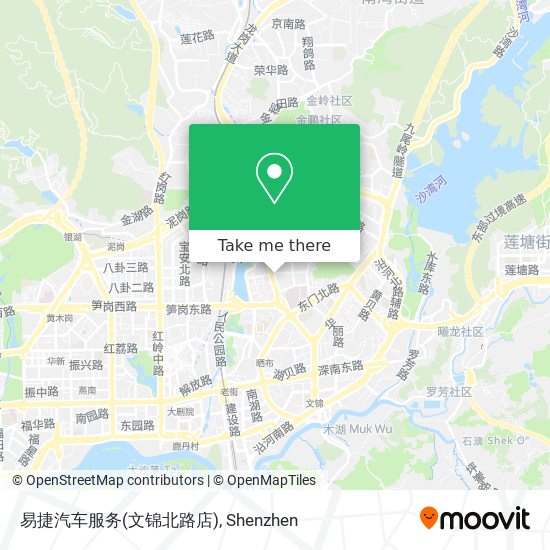 易捷汽车服务(文锦北路店) map